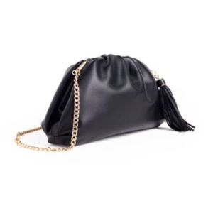 NWT Understated Leather (vegan/faux) Crescent Bag